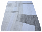 RH Nihal Wool Rug – 10' × 14' Multi Grey | 100% Hand-Spun Wool | Hand-Knotted | Abstract Geometric Design | Made in Nepal