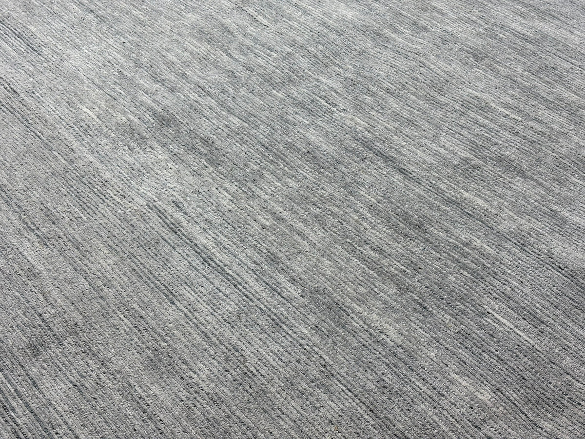 RH Performance Rug – Approx. 9' × 12' Marled Ocean (Attributed) | Hand-Loomed Performance Construction | Textural Contemporary Design