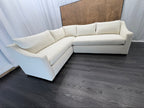 RH Belgian Classic Slope Arm Left-Arm Bench-Cushion L-Sectional