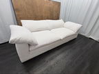 RH Cloud 9' Luxe Sofa — 2-Cushion | Perennials Performance Textured Linen Weave | White