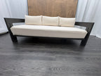 RH Restoration Hardware Matira Aluminum Sofa
Designed by Harrison & Nicholas Condos
84" | Iron Finish | Natural Performance Textured Weave