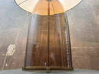 RH Blom Amber Glass Table Lamp Lacquered Burnished Brass | 30" | Jonathan Browning Scandinavian Design