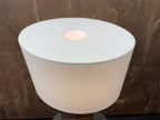 RH Blom Amber Glass Table Lamp Lacquered Burnished Brass | 30" | Jonathan Browning Scandinavian Design