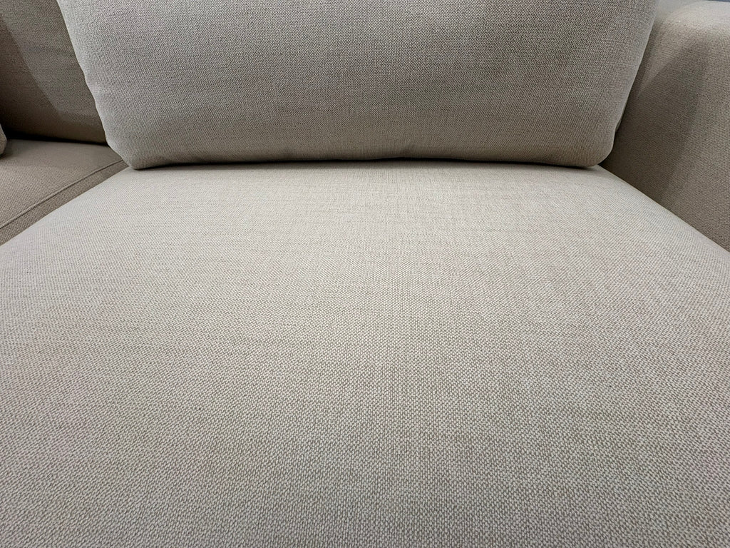 RH Lugano Modular 5-Piece Sectional | Italy | Down-Feather | Performance Linen Weave – Sand | Customizable