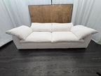 RH Cloud 9' Luxe Sofa — 2-Cushion | Perennials Performance Textured Linen Weave | White