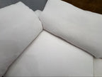 RH Cloud 9' Luxe Sofa — 2-Cushion | Perennials Performance Textured Linen Weave | White