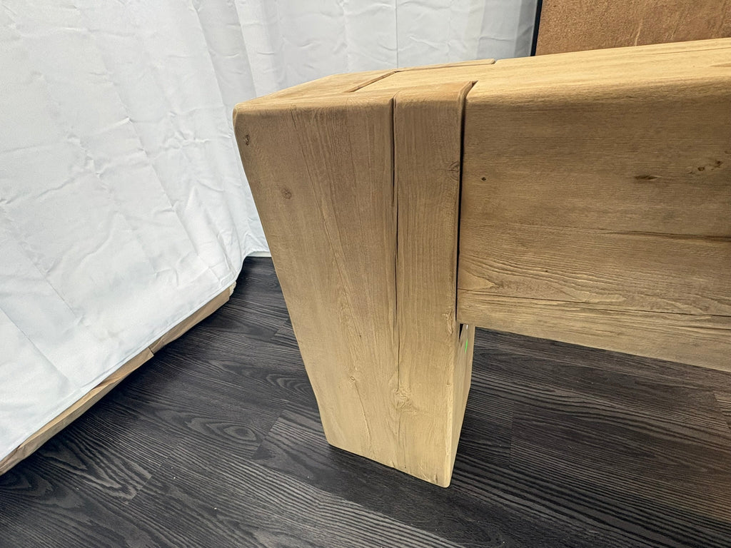 RH Reclaimed English Beam Console Table – 118" – Salvaged Natural