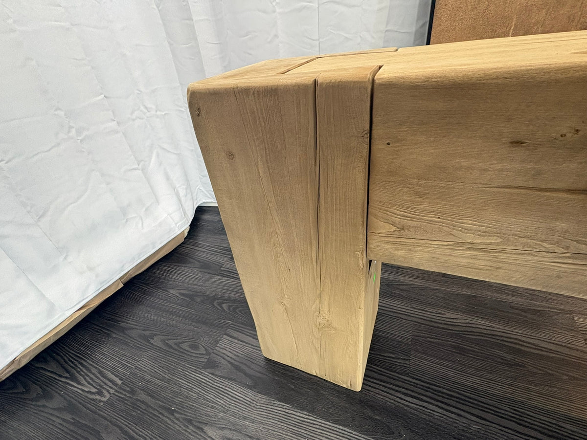 RH Reclaimed English Beam Console Table – 118" – Salvaged Natural