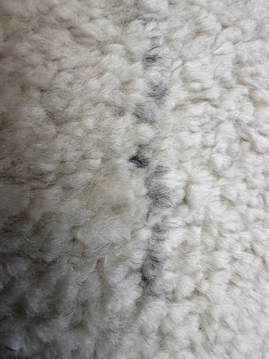 RH Iman Diamond Wool Rug 9x12 - Ivory/Silver