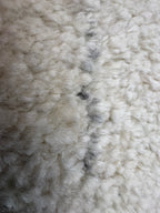 RH Iman Diamond Wool Rug 9x12 - Ivory/Silver