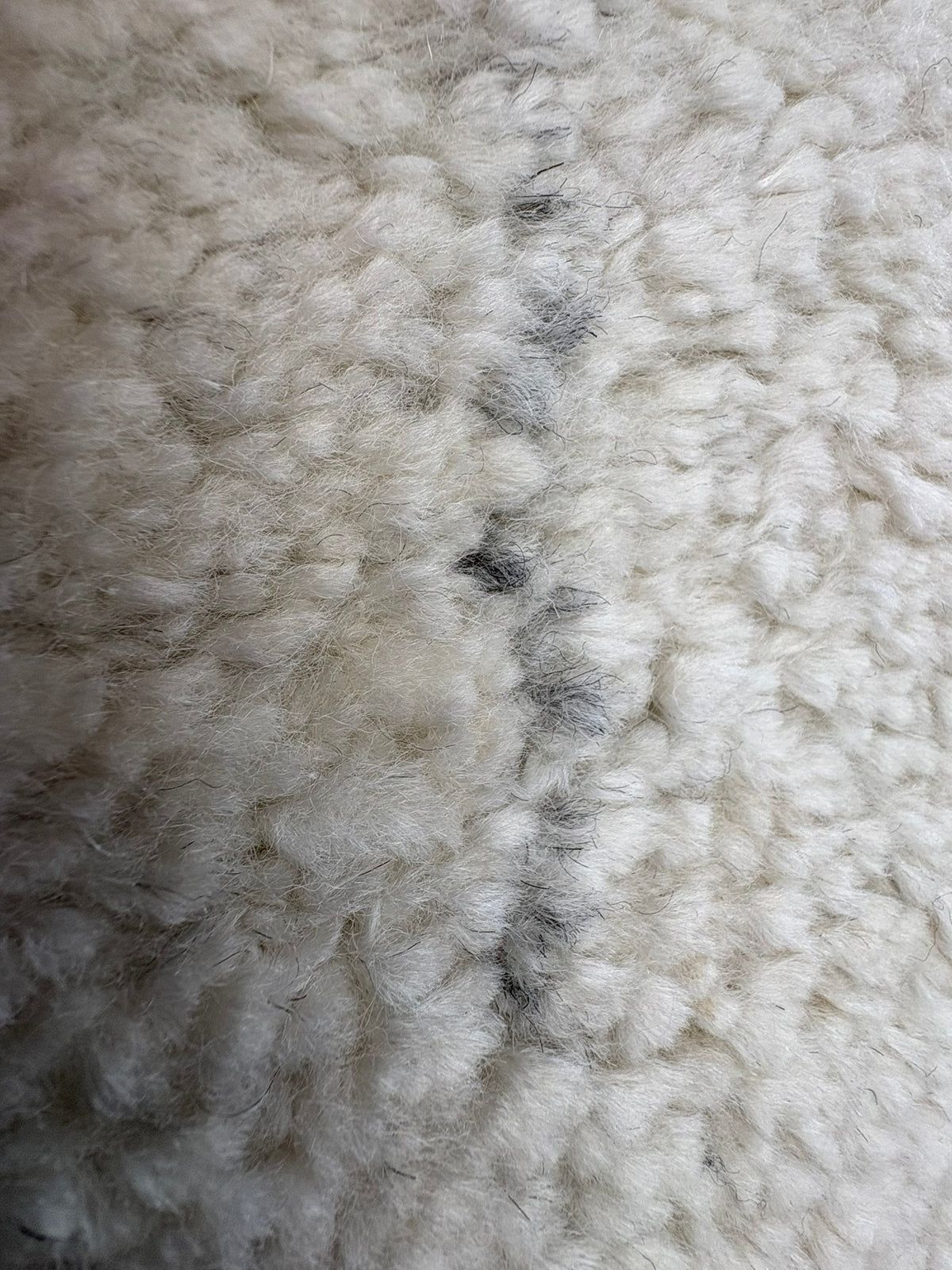 RH Iman Diamond Wool Rug 9x12 - Ivory/Silver
