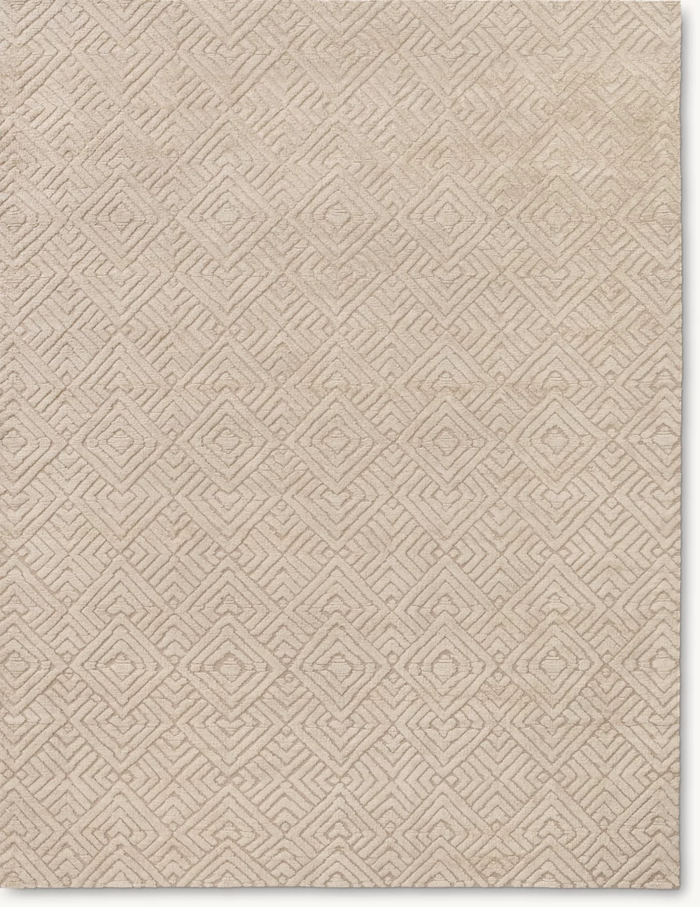 RH Talsari Silk & Wool Rug – 12' × 15' Wheat | Hand-Knotted Silk & Wool | 100 Tibetan Knots Per Square Inch | Made in Nepal