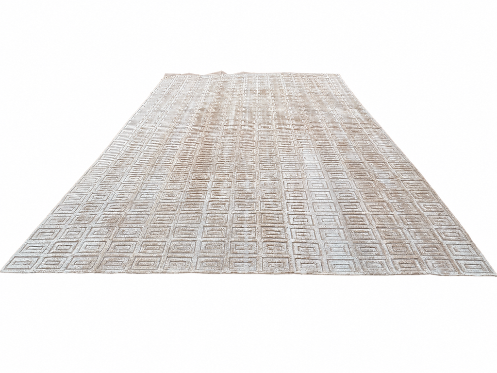 RH Rajouri Silk & Wool Rug – 12' × 15' Bronze | Silk | Hand-Knotted | 100 Knots Per Square Inch | Made in Nepal
