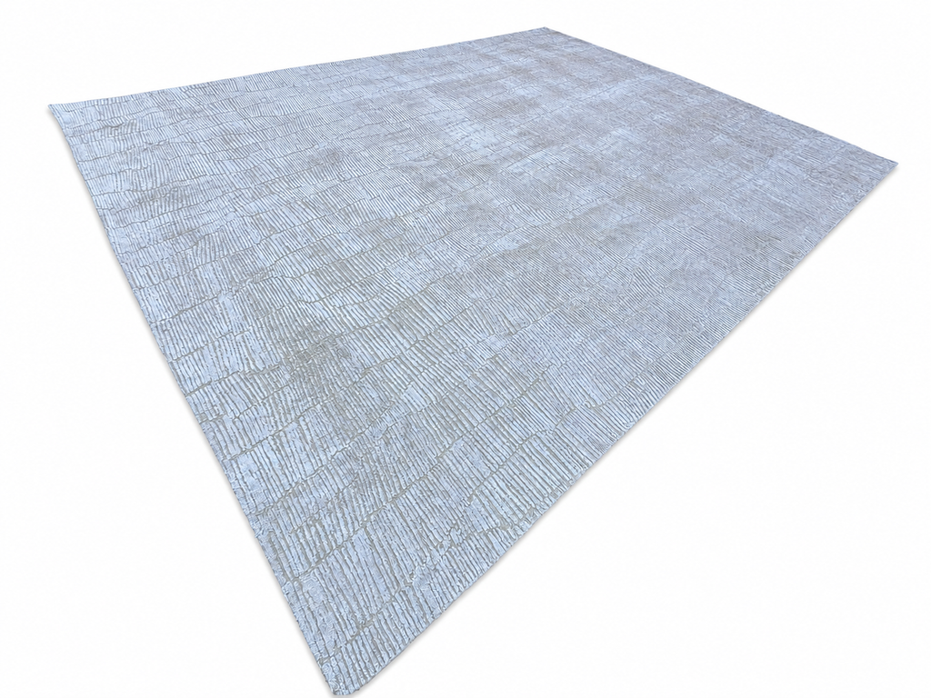 RH Lasya Silk & Wool Rug – 12' × 15' Sand | Hand-Knotted Silk & Wool