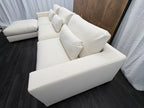 RH Lugano Modular 4-Piece Sectional | Italy | Down | Performance Linen Weave – Natural