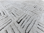 RH Basanti Rug – 9' × 12' Marled Ivory/Charcoal | Hand-Knotted Wool Blend | Contemporary Himalayan-Inspired Design (Rug 2)