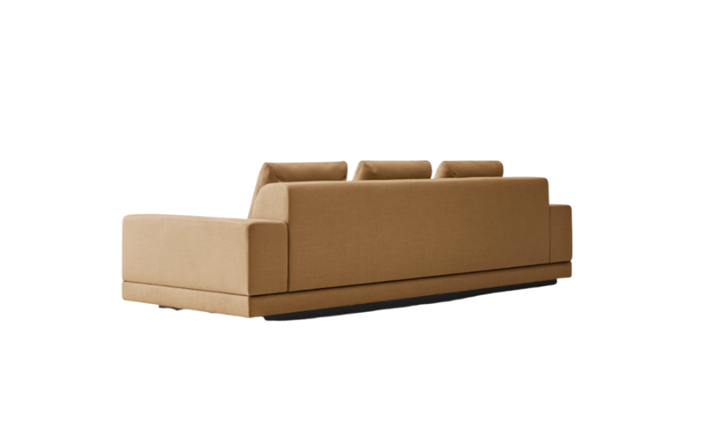 RH Cortona Sofa – 9' Luxe Depth in Holland & Sherry Wool Twill, Camel