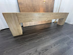 RH Reclaimed English Beam Console Table – 118" – Salvaged Natural