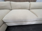 RH Maxwell Left-Arm L-Sectional | Classic | Down | Perennials® Performance Textured Linen Weave – Dune