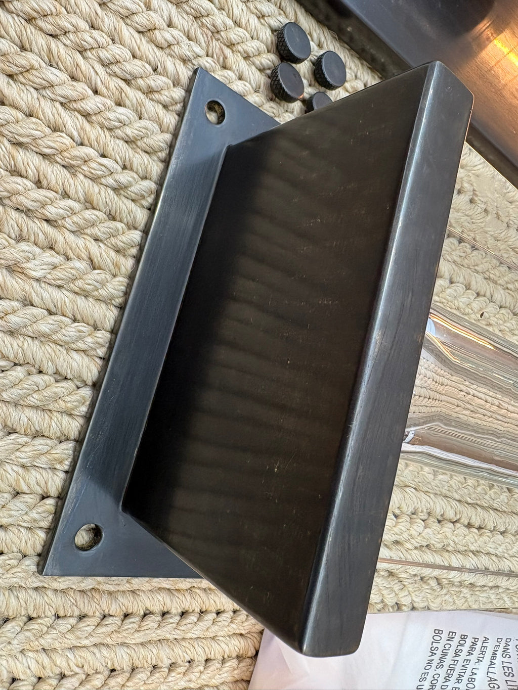 RH Savile Grand Rectangular Sconce Bronze | K9 Crystal Glass & Sand-Cast Brass | Designed by Jonathan Browning
