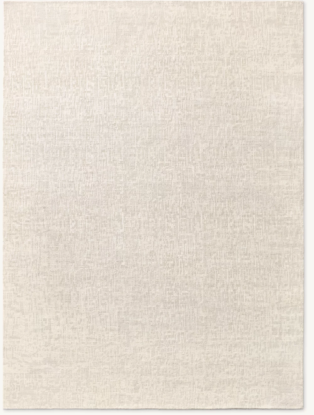 RH Matrice Wool & Silk Rug – 10' × 14' Ivory | Hand-Knotted Wool & Silk