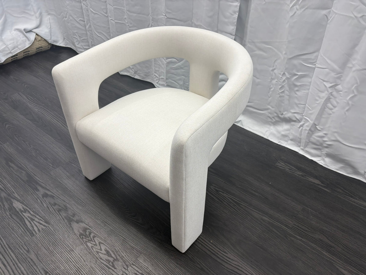 RH Inès Open-Back Lounge Chair