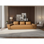 RH Cortona Sofa – 9' Luxe Depth in Holland & Sherry Wool Twill, Camel