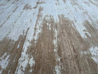 RH Kasir Wool & Silk Rug – 10' x 14' Wheat/Camel | Hand-Knotted Wool & Silk