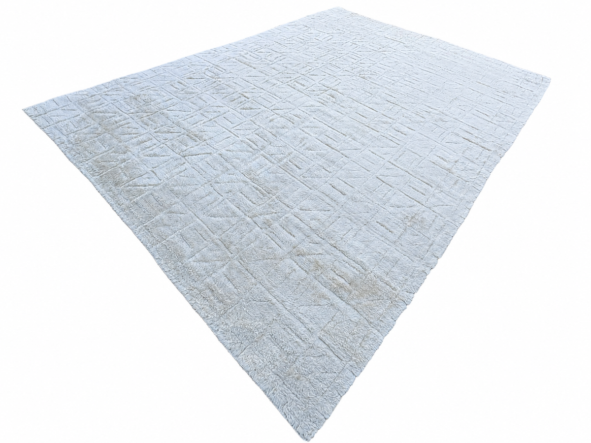 RH Kinari Wool Rug – 10' × 14' Ivory | Wool | Hand-Knotted