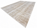 RH Rajouri Silk & Wool Rug – 9' × 12' Sand | Hand-Knotted Silk & Wool | Hand-Carved | Made in Nepal