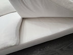 RH Cloud 9' Luxe Sofa — 2-Cushion | Perennials Performance Textured Linen Weave | White