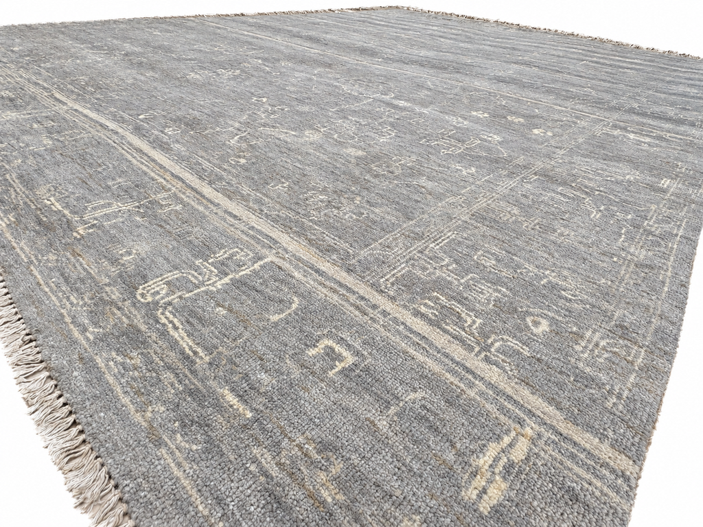 RH Montero Wool Rug – 10' × 14' 100% Hand-Spun Wool | Hand-Knotted