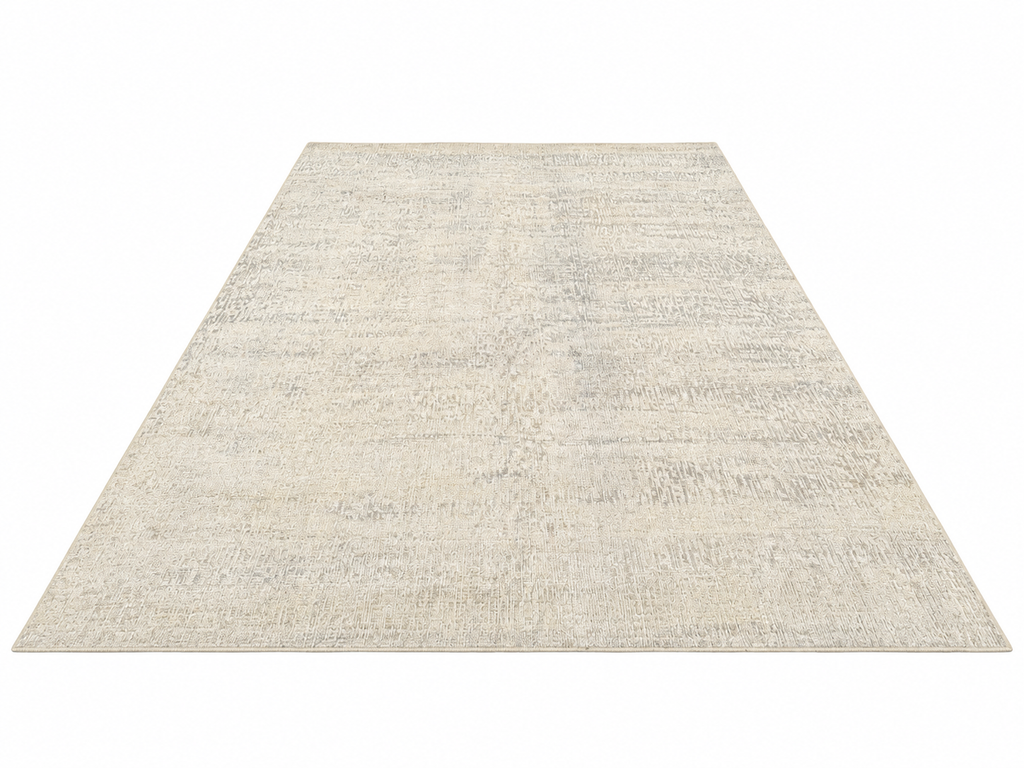 RH Matrice Wool & Silk Rug – 10' × 14' Ivory | Hand-Knotted Wool & Silk