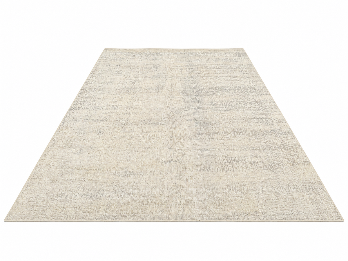 RH Matrice Wool & Silk Rug – 10' × 14' Ivory | Hand-Knotted Wool & Silk