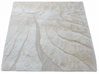 RH Tarras Wool Rug – 10' × 14' Wheat | 100% Hand-Spun Wool | Hand-Knotted | Sculptural High-Low Texture