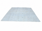 RH Basanti Rug – 9' × 12' Marled Ivory/Charcoal | Hand-Knotted Wool Blend | Contemporary Himalayan-Inspired Design (Rug 2)