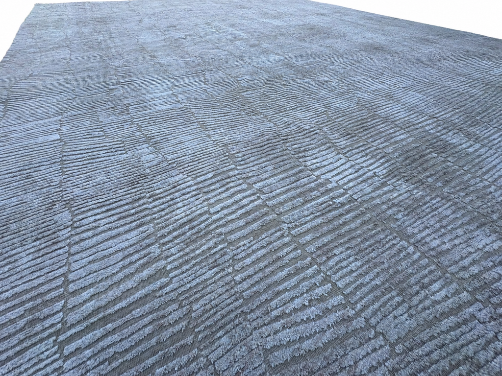 RH Lasya Silk & Wool Rug – 12' × 15' Sand | Hand-Knotted Silk & Wool
