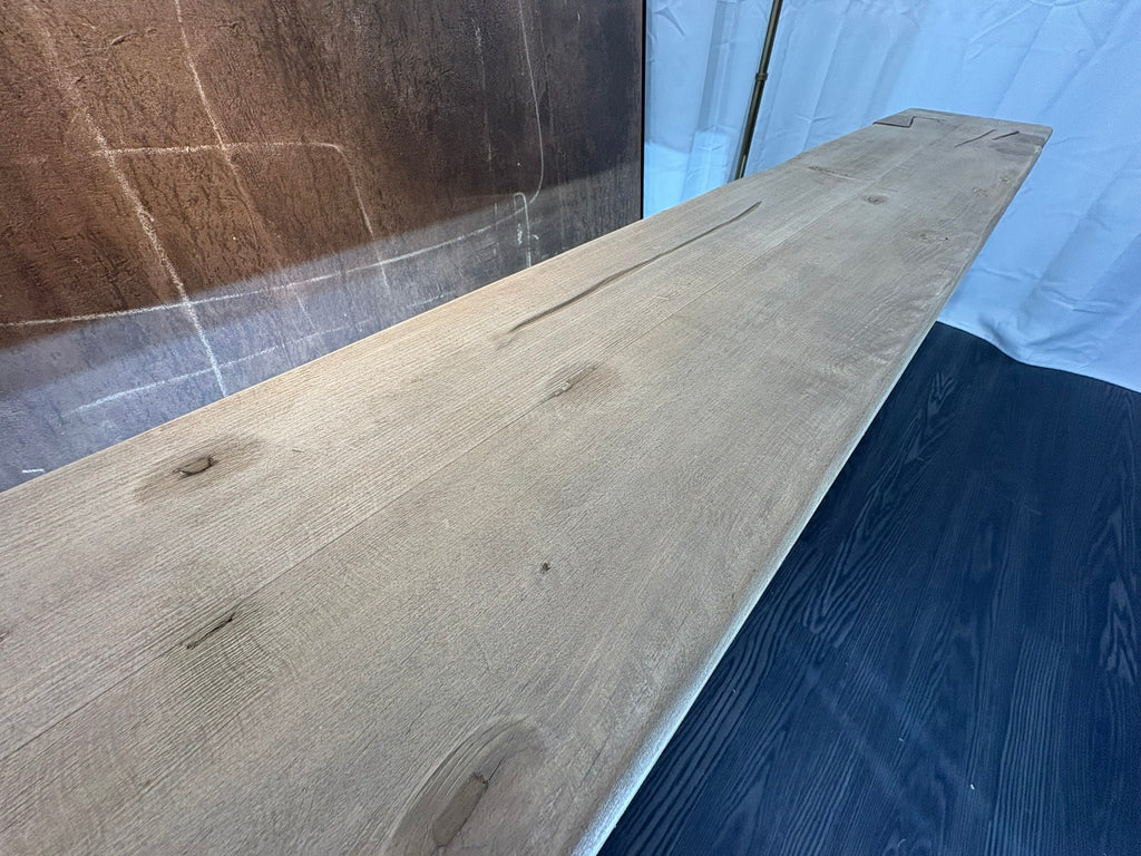 RH Reclaimed English Beam Console Table – 118" – Salvaged Natural