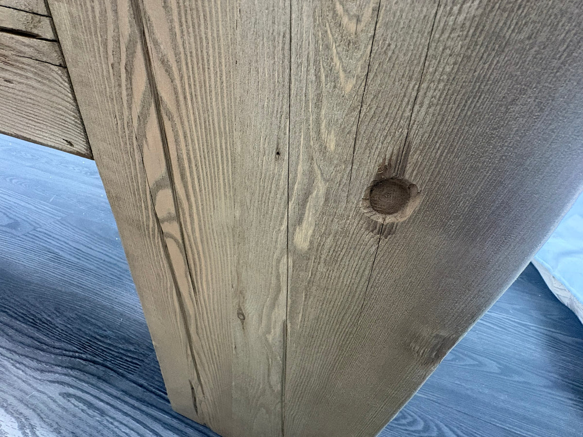 RH Reclaimed English Beam Console Table – 118" – Salvaged Natural