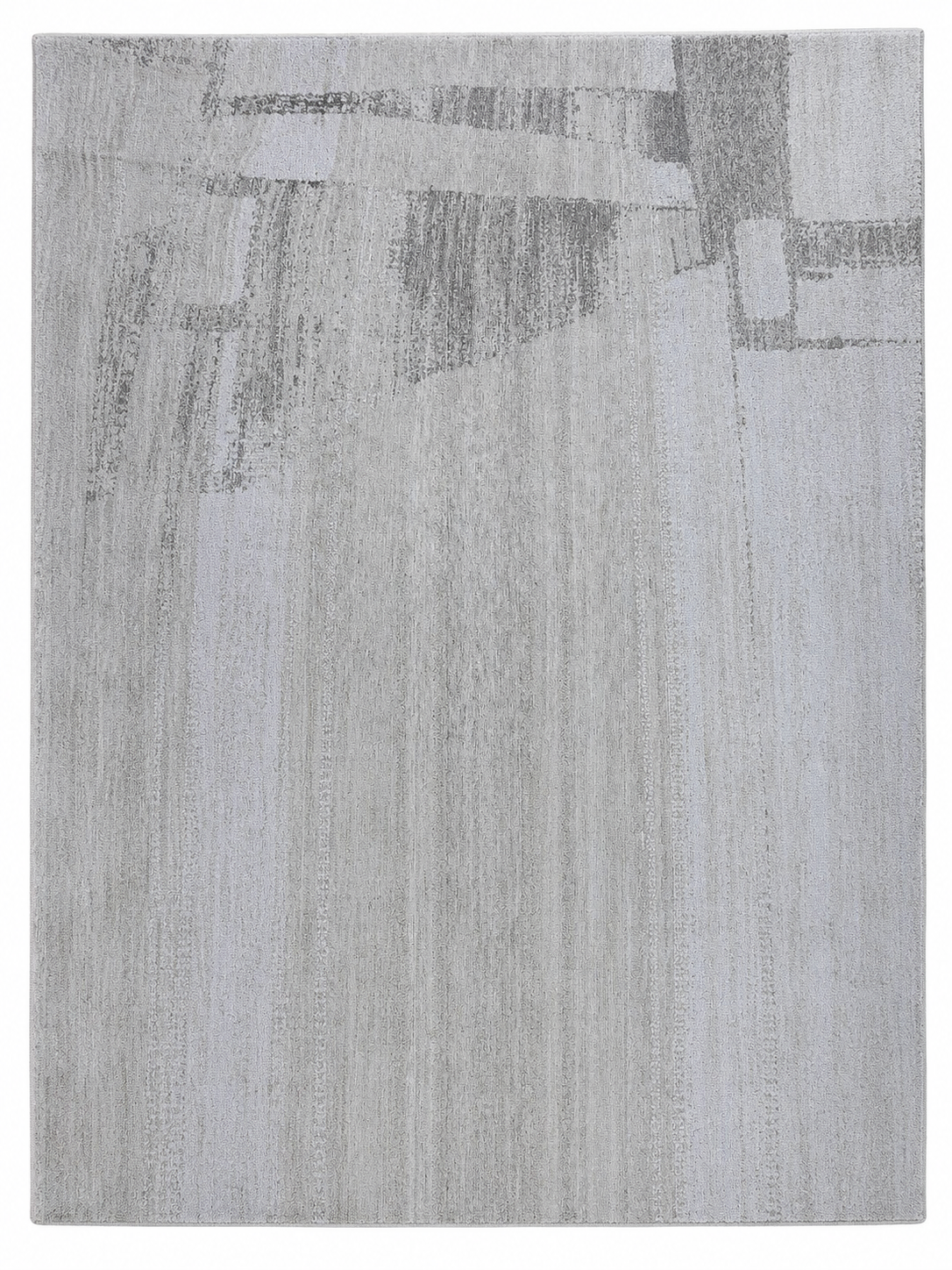 RH Nihal Wool Rug – 10' × 14' Multi Grey | 100% Hand-Spun Wool | Hand-Knotted | Abstract Geometric Design | Made in Nepal