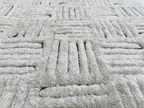 RH Basanti Rug – 9' × 12' Marled Ivory/Charcoal | Hand-Knotted Wool Blend | Contemporary Himalayan-Inspired Design (Rug 2)