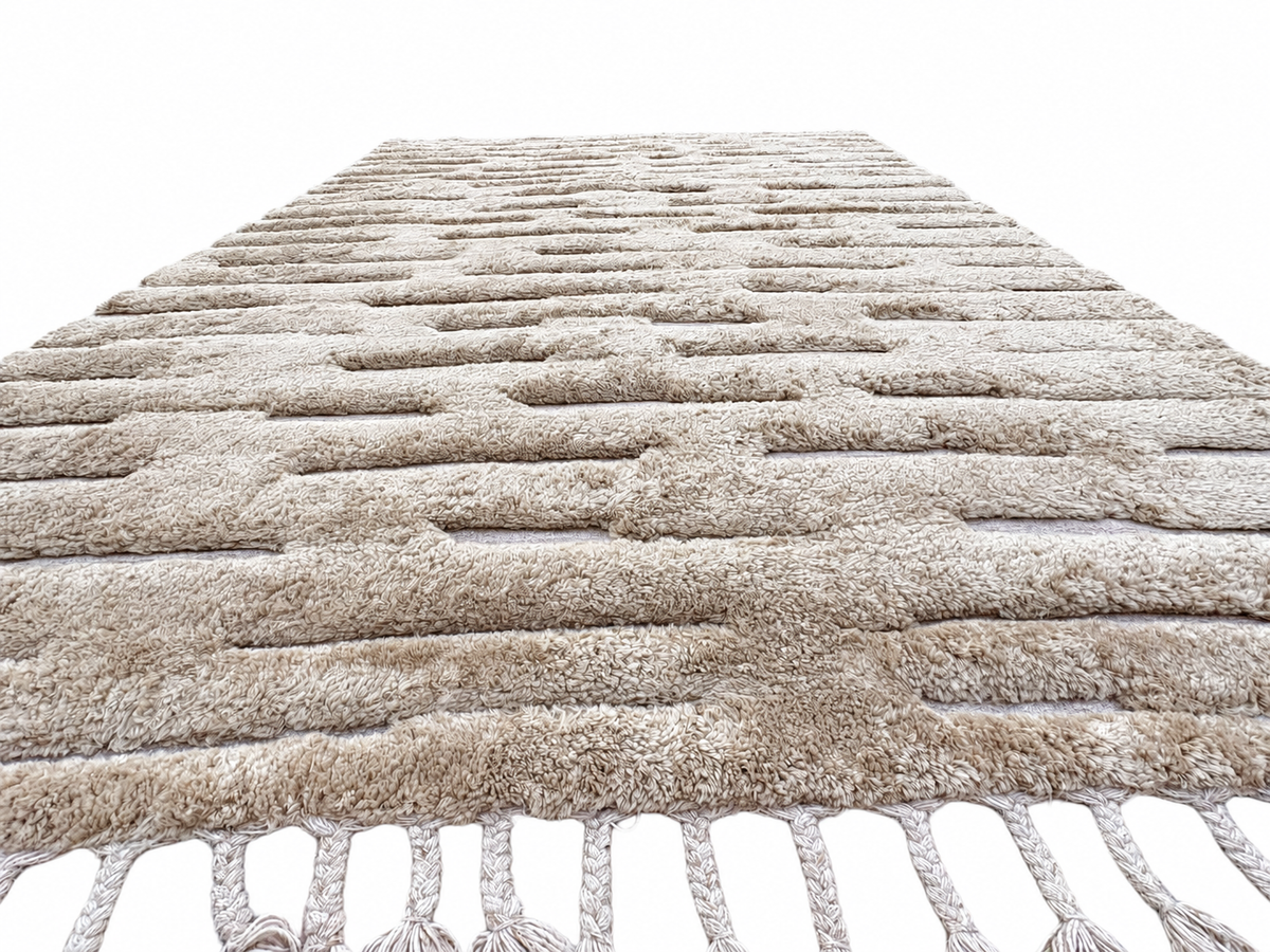 RH Morro Wool Rug – 9' x 12' Wheat | Hand-Knotted New Zealand Wool