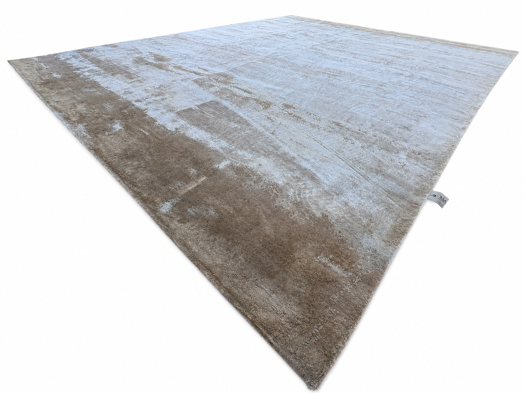 RH Suvali Silk & Wool Rug – 10' × 14' Wheat Multi | 90% Silk | Hand-Knotted | 84 Persian Knots Per Square Inch