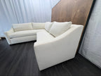 RH Belgian Classic Slope Arm Left-Arm Bench-Cushion L-Sectional