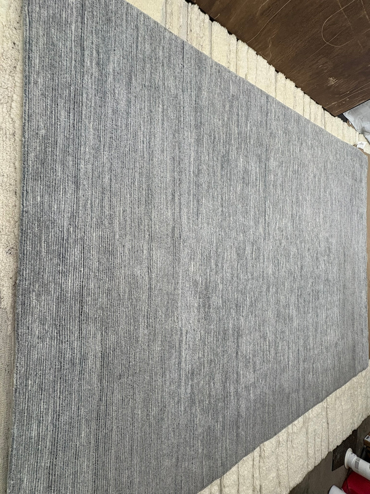 RH Performance Rug – Approx. 9' × 12' Marled Ocean (Attributed) | Hand-Loomed Performance Construction | Textural Contemporary Design
