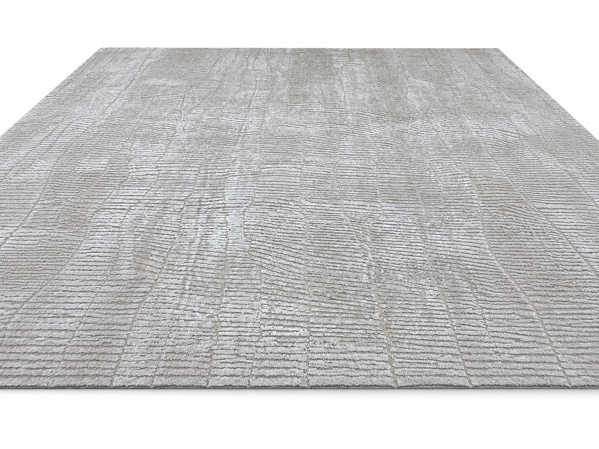 RH Lasya Silk & Wool Rug – 12' × 15' Sand | Hand-Knotted Silk & Wool