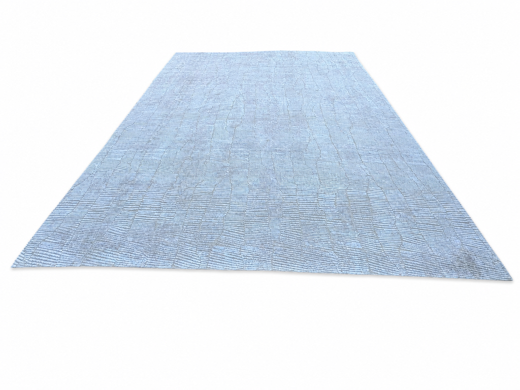 RH Lasya Silk & Wool Rug – 12' × 15' Sand | Hand-Knotted Silk & Wool
