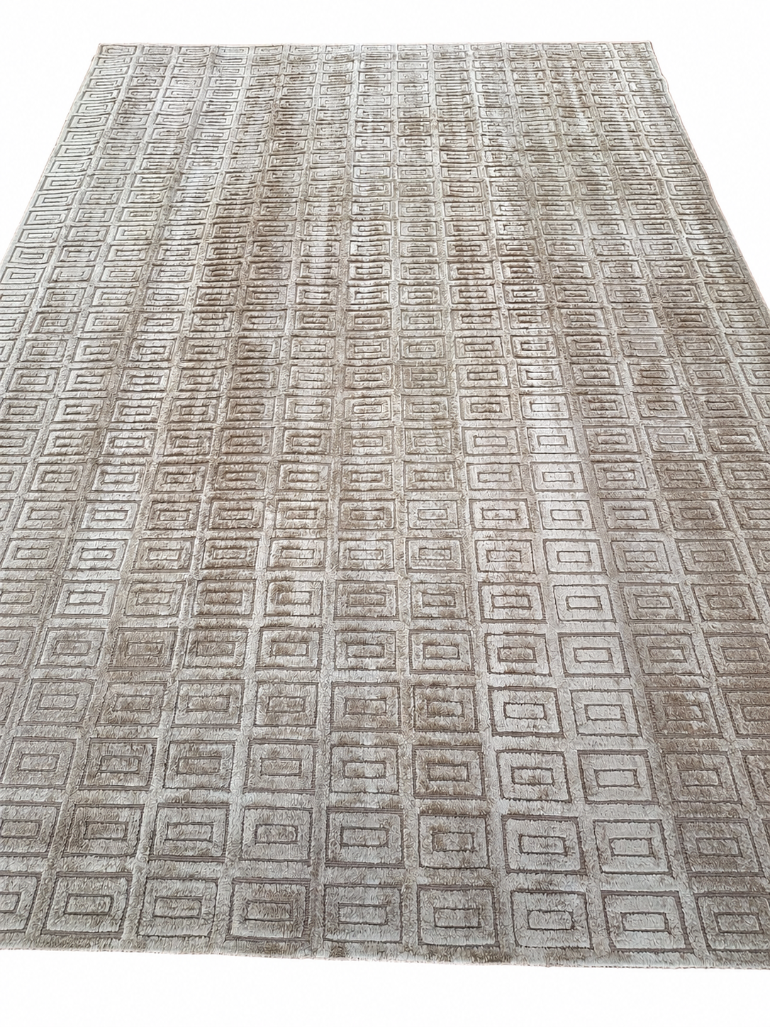 RH Rajouri Silk & Wool Rug – 12' × 15' Bronze | Silk | Hand-Knotted | 100 Knots Per Square Inch | Made in Nepal