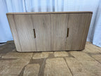 RH Byron 4-Door Sideboard — 84” Light Oak | Reeded American White Oak | Artisan Crafted (3 of 3)