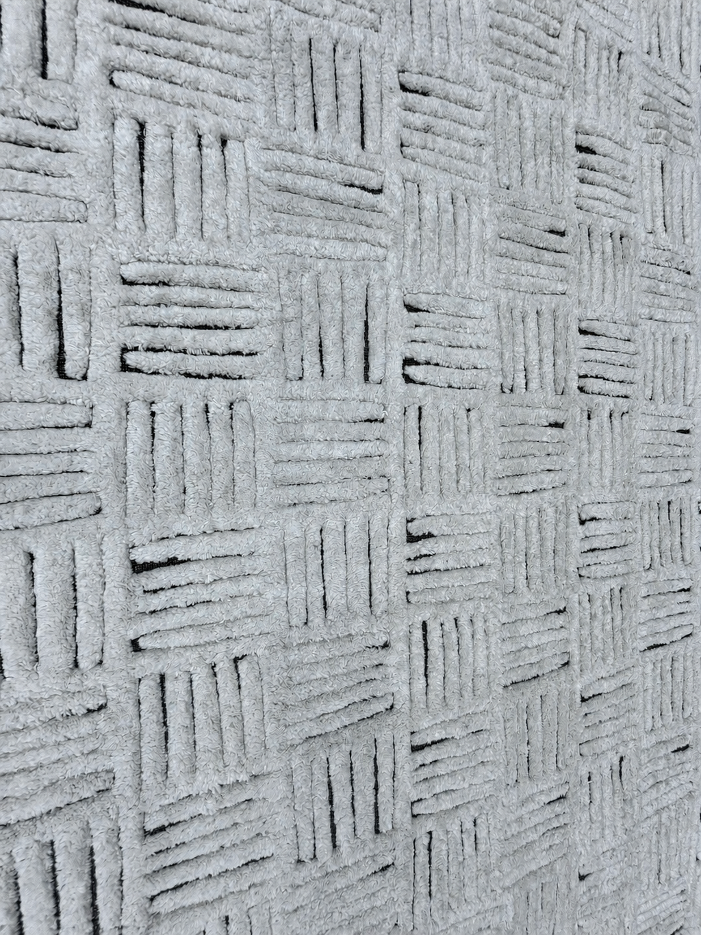 RH Basanti Rug – 9' × 12' Marled Ivory/Charcoal | Hand-Knotted Wool Blend | Contemporary Himalayan-Inspired Design (Rug 2)